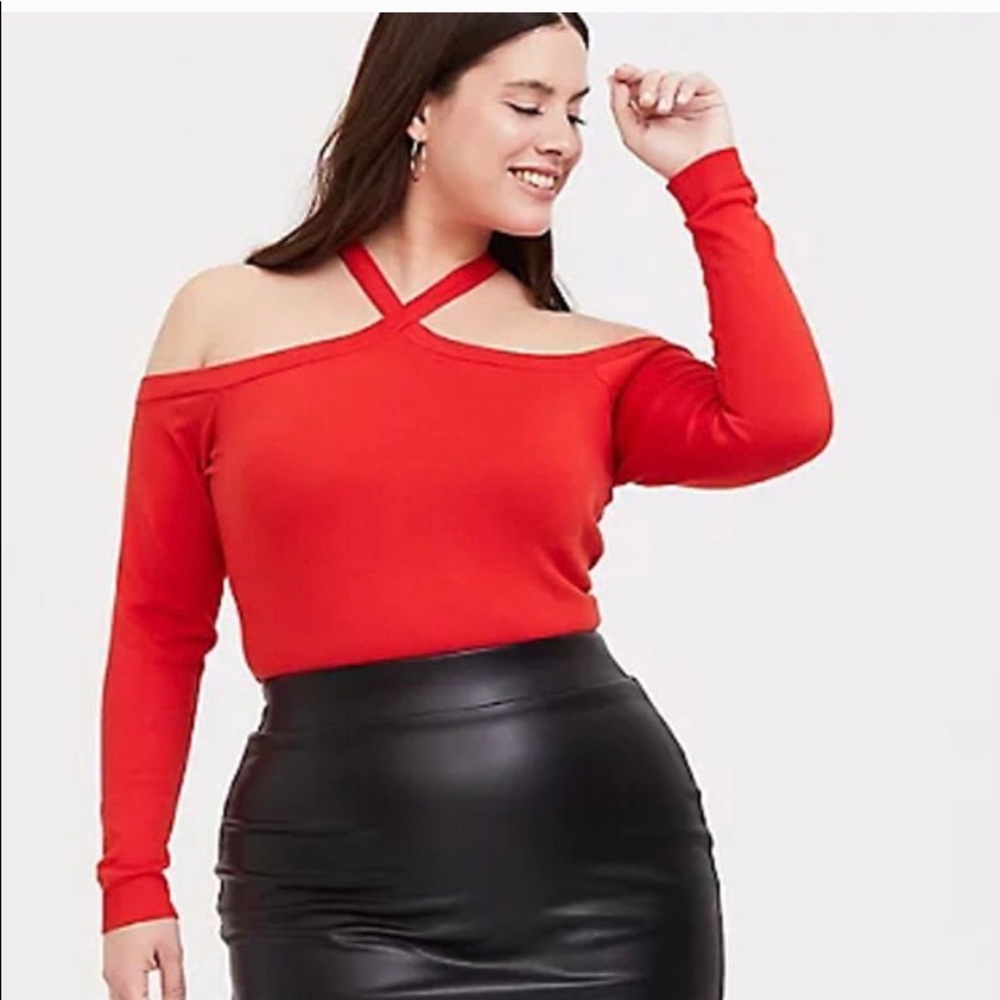 Torrid cross cross top new with tags size 1
